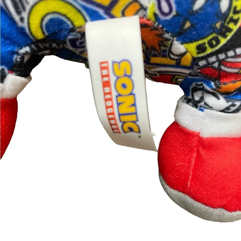 Sonic the hedgehog Plushie Big Head Plush Happy Sonic With Original Tag 9-10